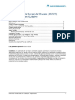 Atherosclerotic Cardiovascular Disease (ASCVD) Primary Prevention Guideline