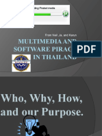 Multimedia and Software Piracy in Thailand