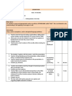 Lesson Plan: Aids AND Materials Interaction Pattern Timing (30 Min)