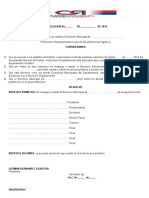 Formatos para Conformacion de Los Directorios