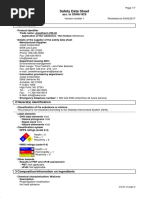 Safety Data Sheet - Distilled Water | PDF | Dangerous Goods | Toxicity