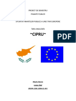 Proiect Finante Publice cipru 