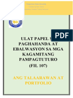 Talaraawan at Portfolio Ulat Papel Sa Fil107