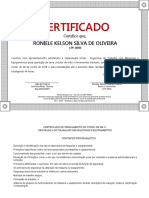 Certificado NR 12