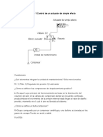 Circuito 1 Control de Un Actuador de Simple Efecto