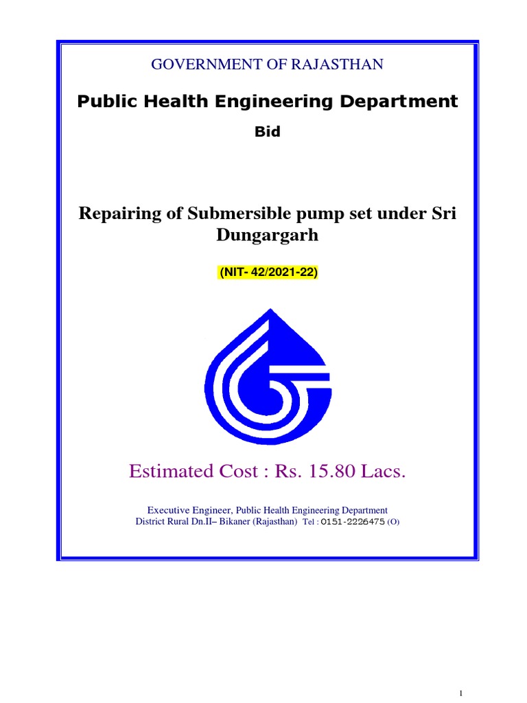 Rajasthan State Public Procurement Portal | PDF | Procurement ...