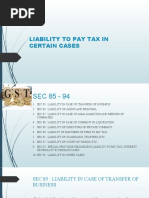 Liability To Pay Tax in Certain Cases