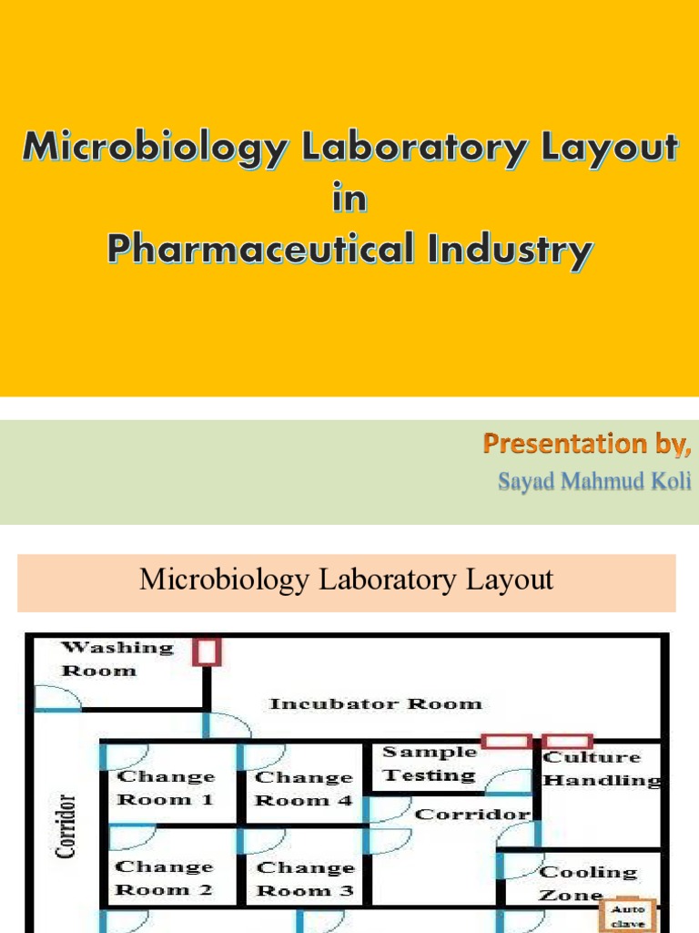 Microbiology Lab Layout for Pharmaceuticals | PDF | Sterilization ...