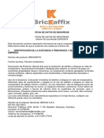 Ficha de Datos de Seguridad Brickaffix