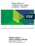 Vmware Vsphere 5 Install, Configure and Manage Student Manual - Volume 1