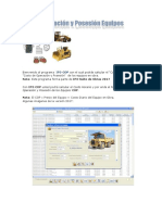 Costos de Operación y Poseción (Maquinaria)