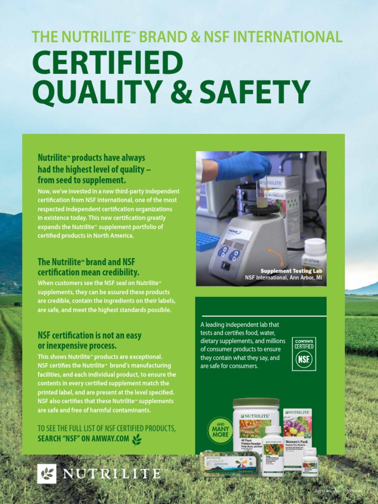 Nsf Approved Products
