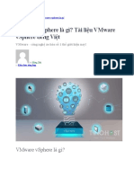 VMware VSphere Là Gì Tài Liệu VMware VSphere Tiếng Việt
