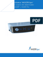P007115-02 User Guide, Vaser Vaser Pro Amp, ES