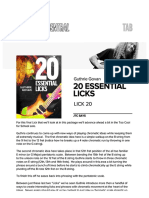 GG 20essential Lick20 Tab