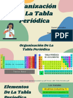 Organización de La Tabla Periódica (Diapositivas)