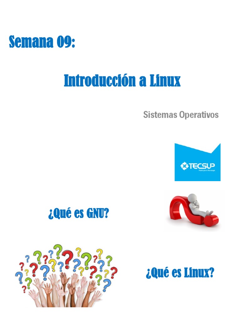 Linux Introducción Pdf Distribución De Linux Unix