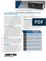 TR-3000 Digital Fault Recorder For Power Systems