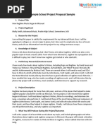 Innovation Project Proposal Template | PDF
