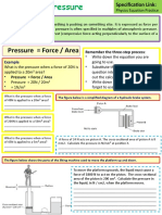 Calculating Pressure Specification Link: Physics Equation Practice