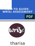 How to Guide - WRISc Assessment