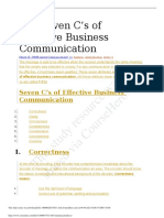 7Cs of Communication