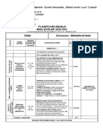 Clasa 6 Planificare Anuala