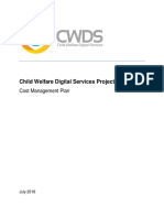 CWDS Cost Management Plan