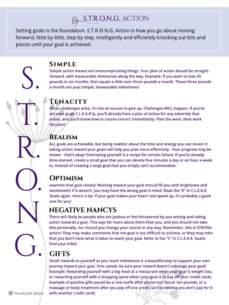 Overcoming Negativity in Goal Setting | PDF | Parsing