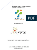 PROCEDIMIENTO PARA LA DETERMINACIÓN DE NIVELES DE REFERENCIA - Hospital San Rafael de Pacho