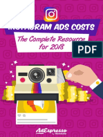 Instagram ADS Cost 2018 Ebook