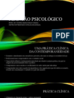 Aula 2 - Plantão Psicológico - Contemporaneidade