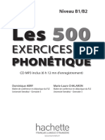 Exercices de Phonétique: Niveau B1/B2