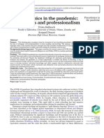 Pracademics in The Pandemic: Pedagogies and Professionalism