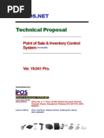 Technical Proposal INVENTORY SOFTWARE Asian Mall