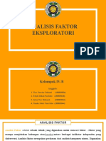 Kelompok IV - Analisis Faktor Eksploratori