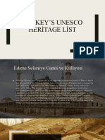 Turkey'S Unesco Heritage List