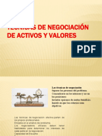 Técnicas de Negociación de Activos y Valores