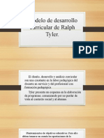 Modelo de Desarrollo Curricular de Ralph Tyler