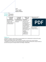 Plan de Clase. Partes Externas Del Cuerpo Humano