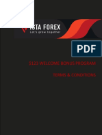 $123 Welcome Bonus Program Terms & Conditions 1