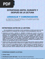 SEMANA 6 ESTRATEGIAS ANTES, DURANTE Y DESPUÉS DE LA