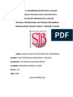 Caso clínico de paciente con Parkinson