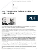 Loise Pasteur y Antoine Bechamp - La Maldad y La Verdad Microbiana - Verdades Ofenden