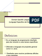 Domain Specific Language (Lenguaje Especifico Del Dominio)