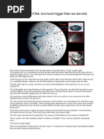 The Earth Isnt Flat But Much Bigger Than