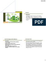 Sustainable Architecture (Lecture 4)