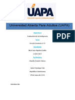 Evaluación Inteligencia D-70