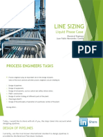 Line Sizing: Liquid Phase Case