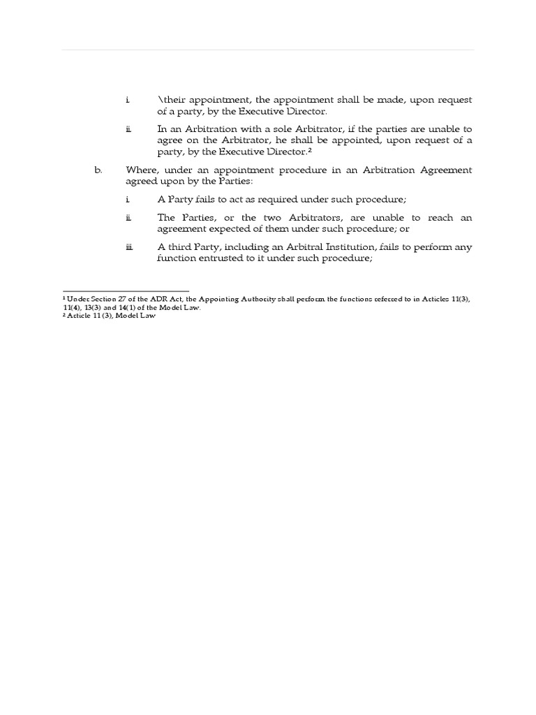 GuidelinesonAppointmentofArbitratorsbytheOADR V1 PDF